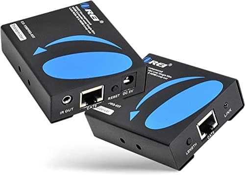 OREI HDMI Ethernet Felett Extender Át CAT6/CAT7 Kábel 1080p @ 60Hz IR - Max 196 FT - Támogatja & 3D-s, HD Audio