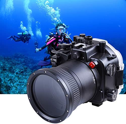 Fotga Seafrogs 40M Vízálló, Víz alatti Kamera Ház Esetében a Sony A7RIII Kamera 90mm Lencse