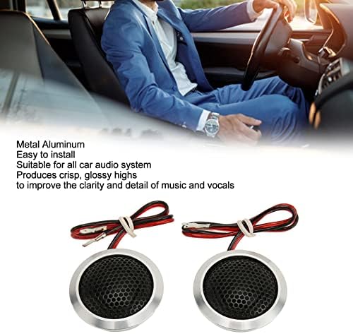 DAUERHAFT Kupola Audio Magassugárzó, Mini Dóm Magassugárzó 150W Magas Érzékenység, 2 Így a Rendszer Könnyen Telepíthető az Autó Audio