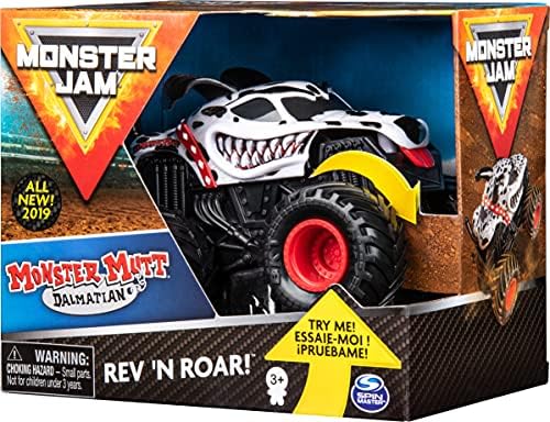 Monster Jam, Hivatalos Szörny Korcs Dalmát Rev 'N Ordít Monster Truck, 1:43 Méretarányú