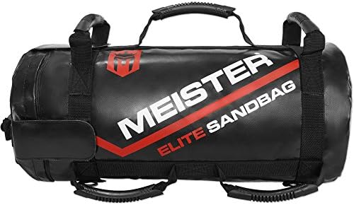 Meister 50lb Elite Fitness Sandbag Csomag w/ 3 Cserélhető Kettlebell