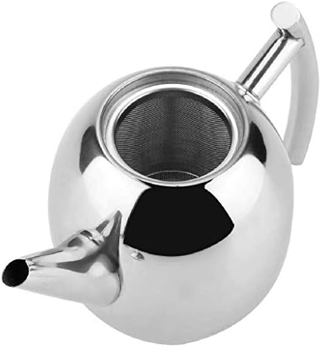 PDGJG Teáskanna - Rozsdamentes Acél teáskannában Cserélhető Infúzióval a Laza Falevelet, Tea, Mosogatógépben mosható, valamint hőálló