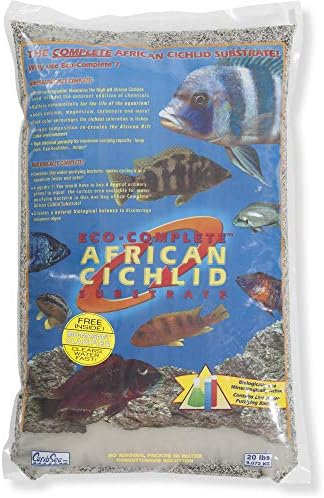 Karib-Tenger Eco-Teljes-Afrikai Cichlid Aljzat, 20 Kilós, Élő Homok Akvárium