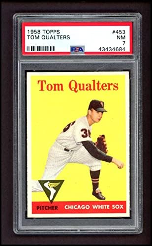 1958 Topps 453 Tom Qualters Chicago White Sox (Baseball Kártya) PSA a PSA 7.00 White Sox