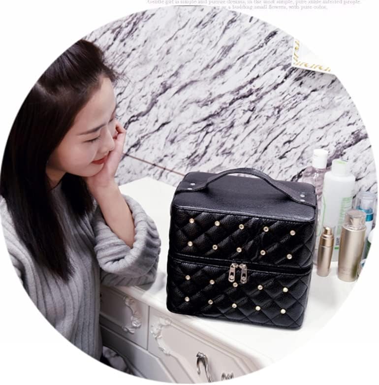 N/A Smink Táska Kozmetikai Doboz Női Alkalmi Összecsukható Utazási Tároló Esetben Nagy Kapacitású Bőrönd