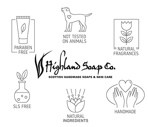 A Highland Szappan, Bio -, Kézzel készített Szappan, 5.3 oz (Citromfű & Ginger)