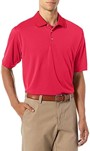 Férfi Pebble Beach Golf Polo Shirt Rövid Ujjú, valamint Tonális Ellenőrizze Mintás Design