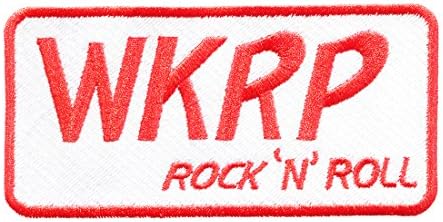 Vintage Stílusú WKRP Cincinnati Javítás - - Os Hímzett - Vassal