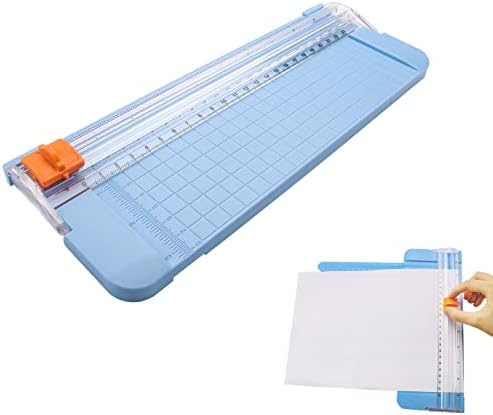 11 x 4 Cm Hordozható Könnyű papírvágó Kézi papírvágógép (Kék)