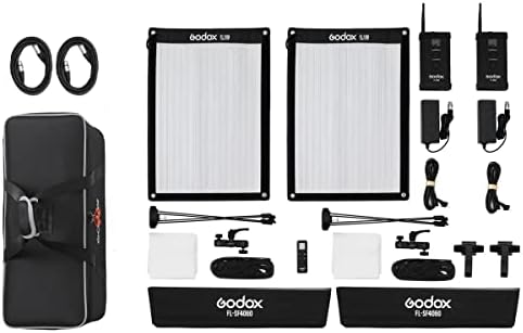 Godox FL100 100W Rugalmas 2. LED-Lámpa Készlet