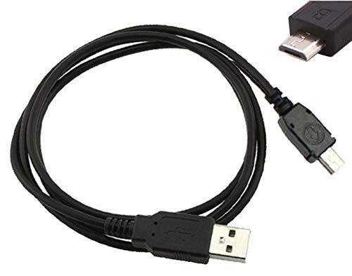 UPBRIGHT Micro USB 5V DC Töltő Kábel Vezető Kompatibilis a Brother P-Touch Cube Plusz PT-P710BT PTP710BT PTP-710BT Sokoldalú fekete-Fehér