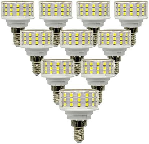 E12 LED Izzó 10W Gomba Lámpa (100W Halogén Egyenértékű), Meleg Fehér 3000K, 72PCS LED, SMD 2835, 360° - os sugárzási Szög, 1000LM, AC85-265V,