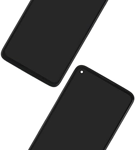 a Motorola Moto G Hatalom 2021 XT2117 XT2117-4 XT2117-1/2/3/DL 6.55 LCD érintőképernyő Digitalizáló Közgyűlés a Keret Fekete cserealkatrész