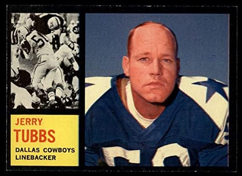 1962 Topps 45 Jerry Tubbs Dallas Cowboys (Foci Kártya) NM Cowboyok Oklahoma