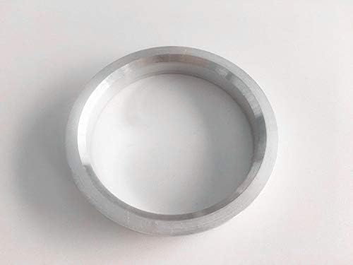 NB-AERO 4pc Ezüst Alumínium Hubrings 73mm (Kerék), hogy 64.1 mm (Hub) | Hubcentric Középső Gyűrű 64.1 mm-73MM Sok HONDA ACURA
