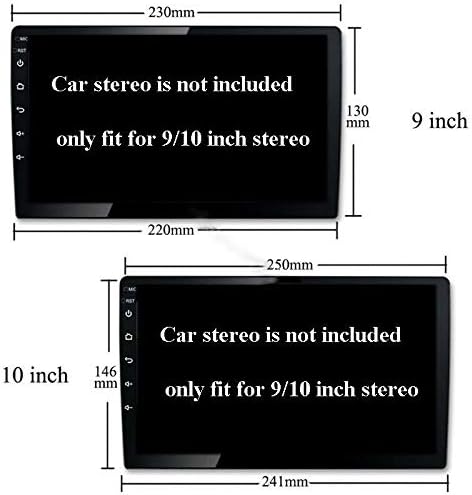 10.1 inch autórádió Fascia Keret Ford Escort 2014- DVD-GPS Navi Játékos Panel Dash Kit Telepítés Sztereó Keret Trim Előlap