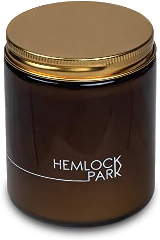 Hemlock Park Klasszikus Pamut Wick Gyertyát kézzel készített, Természetes Kókusz, Viasz, Illóolajok (Sivatag Tüskés Körte, Standard