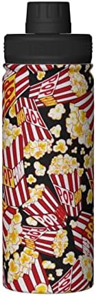 OGNOT Popcorn Nyomtatás nyomtatott 18 OZ Rozsdamentes Acél Szigetelt Vízforraló/Sport kulacs,Újrafelhasználható Túrázás