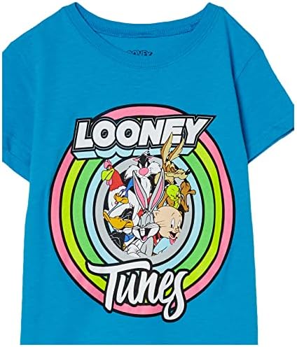 Looney Tunes Logó Rövid Ujjú Póló-Bogarak, Dodó, Tweety-Lányok 4-16