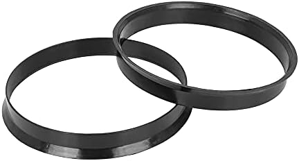 X AUTOHAUX 4db Műanyag 74.1 mm OD, hogy 72.6 mm ID Autó Hub Központú Gyűrűk Kerék Unalmas Középső Távtartó Hub Gyűrűk Fekete