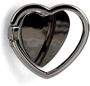 Csillogó Szerelmes Szív Telefon Gyűrű Jogosultja Állvány, 2 Csomag 360 fokban elforgatható Ujj Gyűrű Kitámasztó, Polírozott