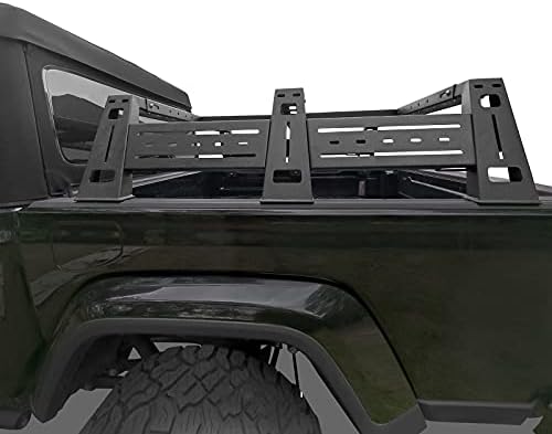 Hooke Út Jeep Gladiátor 13 Magas Ágy Rack, Acél Overland Rack Kompatibilis Jeep Gladiátor JT 2020 2021 2022 2023