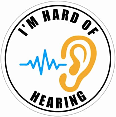 Hallássérült Tudatosság Matrica vagyok hallássérült Kör Vinyl Matrica, Matricák, Víz, Üveg, Telefon, Laptop, Autó Matrica Mérete 3