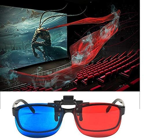 Bettomshin Piros-Kék 3D Szemüveg Szűrő, Papír, Műgyanta Objektív 3D-s Film, Játék-Extra Frissítés Style2Pcs