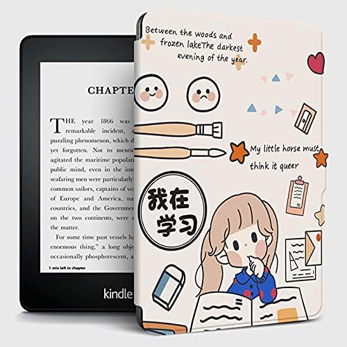 LYZGF Esetben a Kindle - Rajzfilm Kínai tanulok Esetben a Kindle Paperwhite 10 Gen 2018 Megjelent eBook Olvasó Kiterjed