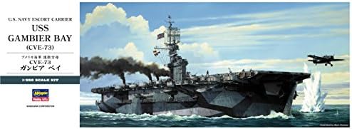 Hasegawa 1:350 Skála Amerikai Haditengerészet Escort Fuvarozó USS Gambier Bay CVE-73 Modell Készlet