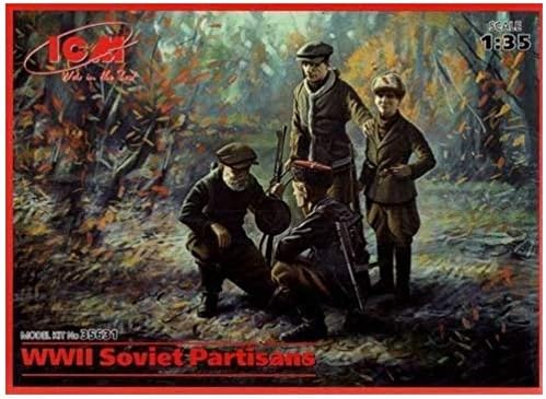 ICM Modellek VILÁGHÁBORÚS Szovjet Partizánok Épület Készlet