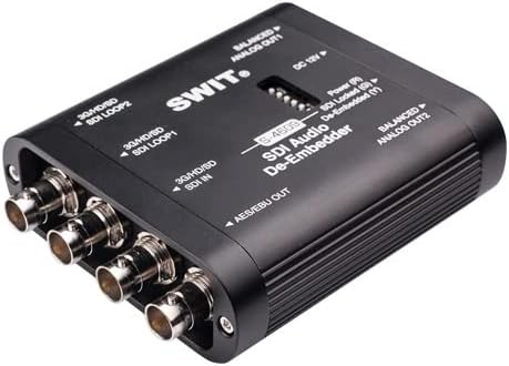 SWIT S-4604 SDI 1 4 Forgalmazó, illetve Erősítő, Hordozható 3G/HD/SD-SDI 1 4 Forgalmazó, 1 SDI Bemenet, 4 SDI Kimenet