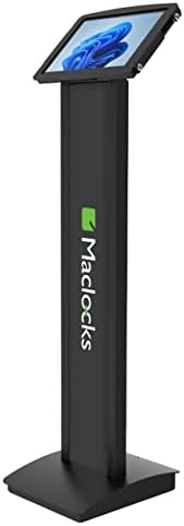 Maclocks 140B540GEB Biztonságos Térben, Burkolat Kioszk a BrandMe Padló Állvány a Surface Pro 3/4 (Fekete)
