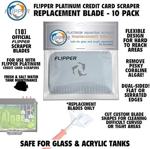 FL!PPER Flipper Platinum Akvárium Kezét Kaparó Eszköz – Üveg, Akril akvárium Tisztító – Akvárium Üveg Tisztító - Akvárium Üveg-Kaparó a Fogazott