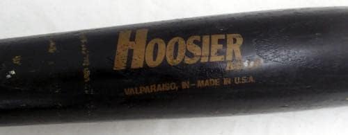 Joey Cora Dedikált Fekete Indián játékok Használt Bat-Seattle Mariners Uncracked SKU 214053 - MLB Dedikált Játék Használt Denevérek