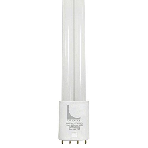 Lunera PLL LED Szabályozható Villanykörte, 22 Cm, 22W, 2600 Lumen, 2700K CCT, Plug-and-Play 4-Pin 2G11 PL-L (CFL Hosszú) Lámpa Cseréje