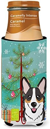 Caroline Kincsek BB1627MUK karácsonyfa, Tricolor Corgi Ultra Ölelkezős a Vékony doboz, Lehet Hűvösebb Ujja Ölelkezős Mosható