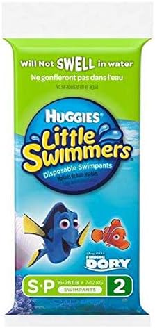 HUGGIES Finding Dory Kis Úszók Eldobható úszópelenkák (Csomag 2) (Kicsi)