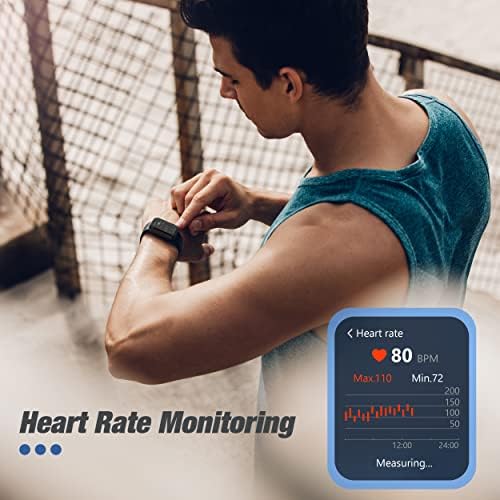 WEWATCH Okos Nézni, Smartwatch, GPS, Fitness Tracker Heart Rate Monitor, Vér Oxigén Monitor, Alvás Monitor, IP68 Vízálló, 1.78