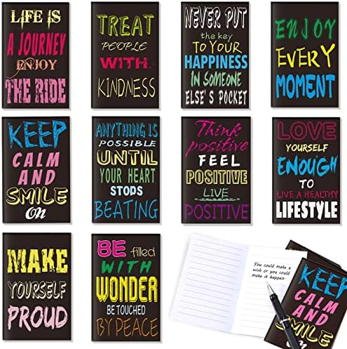 Omlisca Inspiráló Ajándékok Füzetek 20 Csomag Mini Motivációs Notebook Tömeges Zsebében Journal Inspiráló, Jegyzettömbök az Apja Ajándékok
