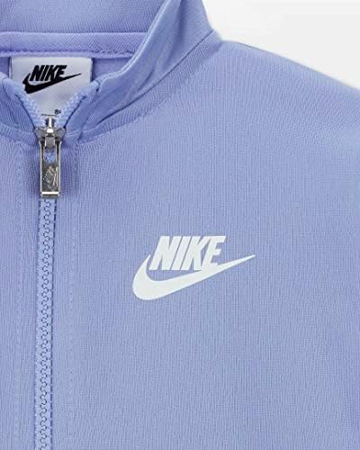 Nike Kis Fiúk Logó Felvétel Teljes Zip Jacket & Futó Nadrág Tricot 2 Darabos Készlet