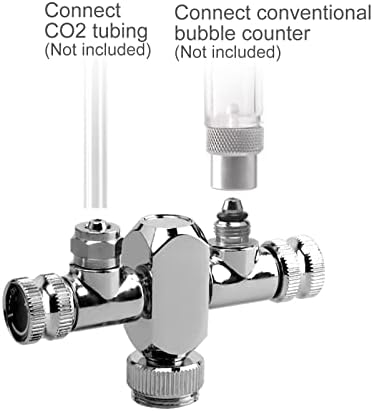 Clscea a g700s Akvárium CO2 Palack Generátor Kit & CO2-Splitter 2 Módon & CO2 cső 16ft & CO2 Buborék Számláló Diffúzor
