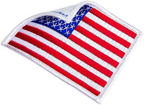 WAYDA 10Pack Amerikai Zászló Javítás, Vas, vagy Varrni Egységes Jelvény, Amerikai Zászló Morál Horog Javítás (10)