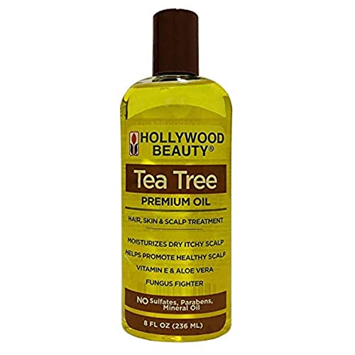 Hollywood Szépség Tea-Fa Olaj, 8 uncia Üveg, a Haj, a Bőr & Fejbőr kezelés, Hidratálja a száraz, viszkető fejbőr, a Haj Forró
