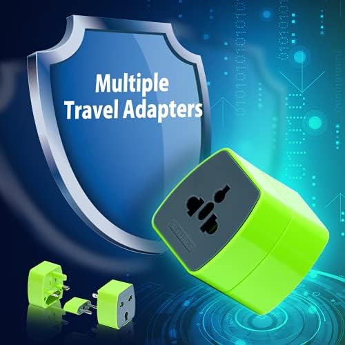 Curvitfid Nemzetközi Utazási Adapter Készlet, DIY World Travel Adapter, Hordozható Mini Smart Plug Utazási Kiegészítők Laptopok,