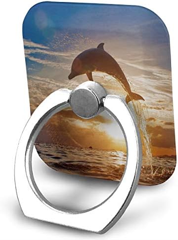 Gyűrű Jogosultja Delfin Naplemente Gyűrű Telefon tulajdonosa Állítható, 360° - os Elforgatás Telefon Stand for IPad, Kindle, Telefon X/6/6/7/8/8