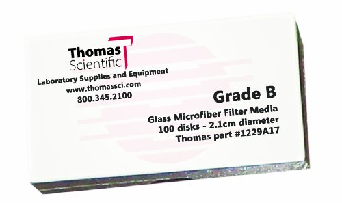 Thomas B1100 Boroszilikát Üveg Mikroszálas Szűrő, 1 Mikron, Közepes-Gyors Áramlását, a B Osztályú, 11cm Átmérő (Csomag 100)