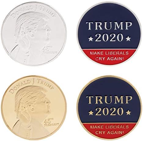 Fogun Emlékérme Donald Trump amerikai Elnök 2020 Esküt Gyűjtemény Művészeti Emlék (Arany)
