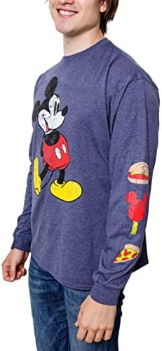 Disney Mickey Egér Klasszikus Szomorú Állandó Snack Hosszú SleeveT-Shirt