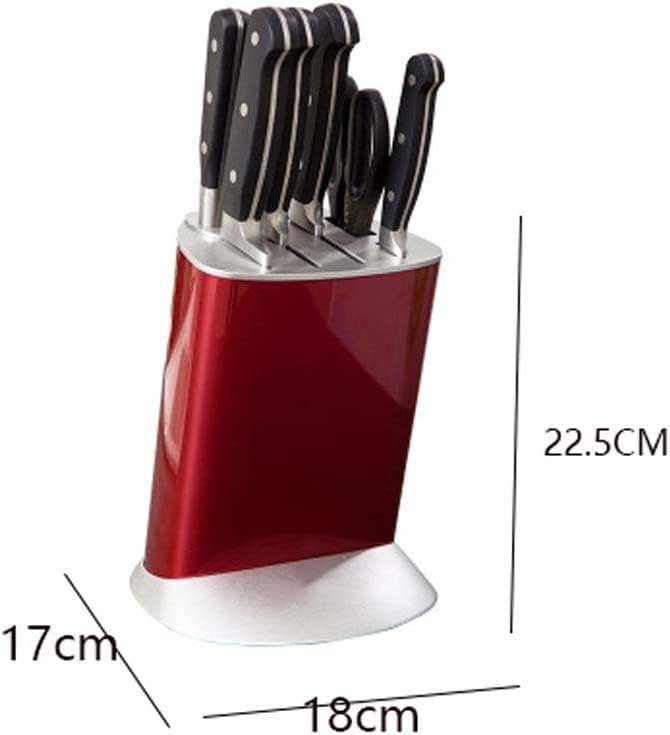 Műanyag Kés Tartó - Ergonomikus Szög Design Konyha késtartó Levehető Piros késtartó kés blokk